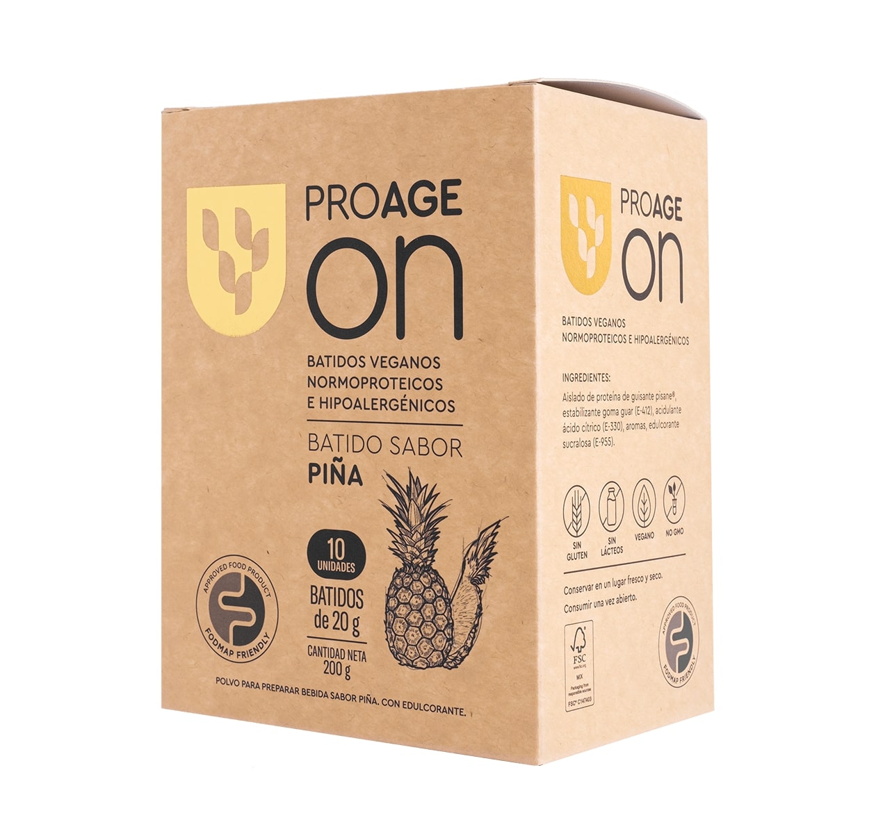 Batidos Veganos Proage Piña