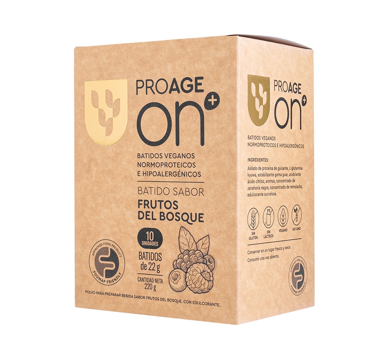 Batidos Veganos Proage Frutos del Bosque