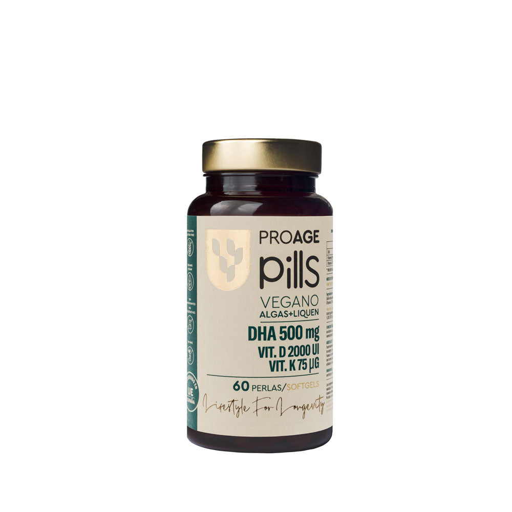DHA 500 mg + Vitamina D 2000 UI + Vitamina K 75 mcg - Proage