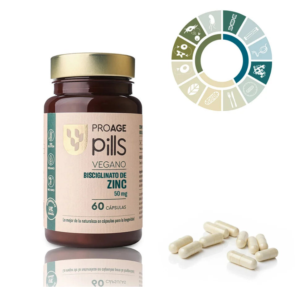 Bisglicinato de Zinc 50 mg - Proage