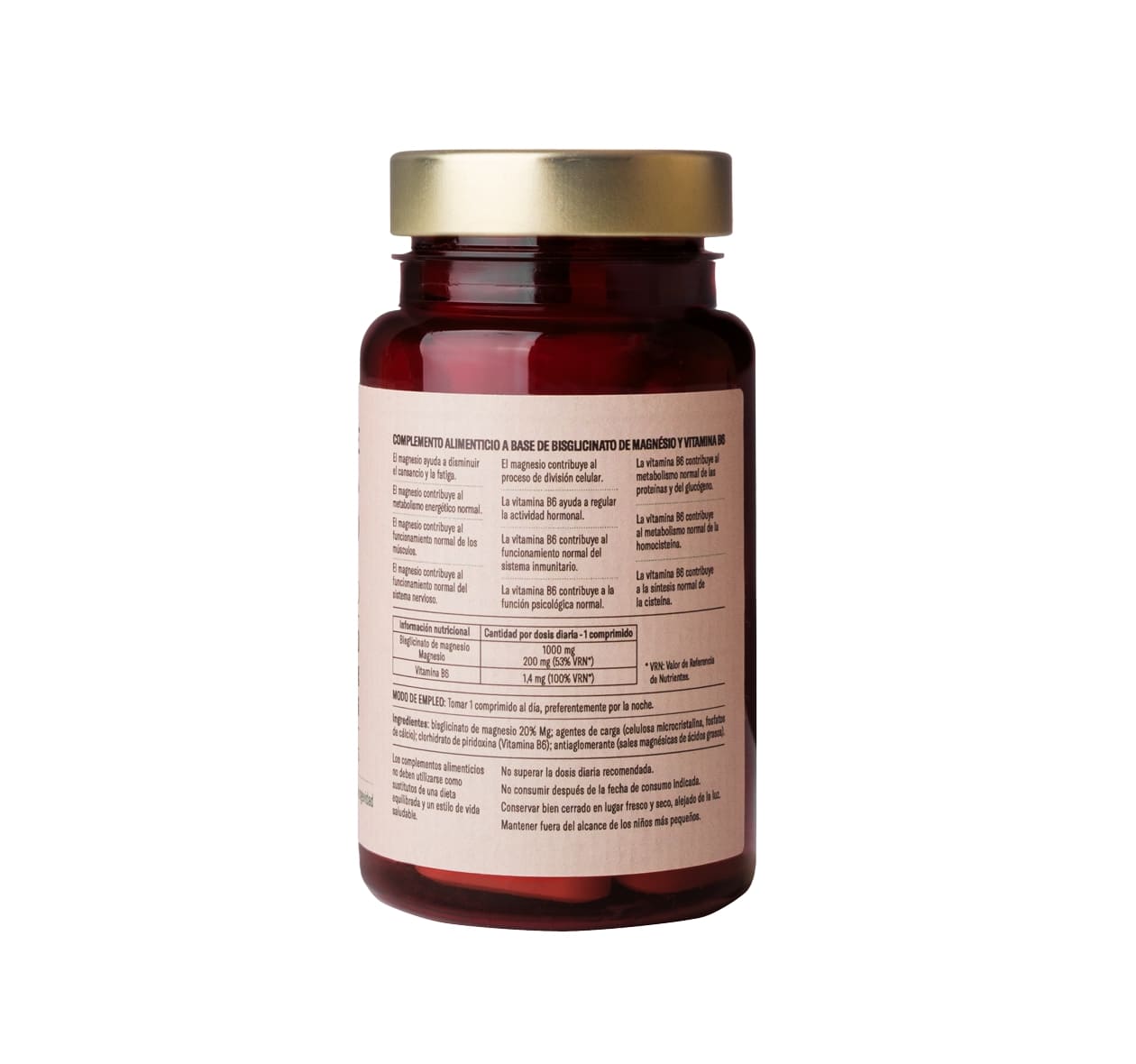 Bisglicinato de Magnesio 200mg